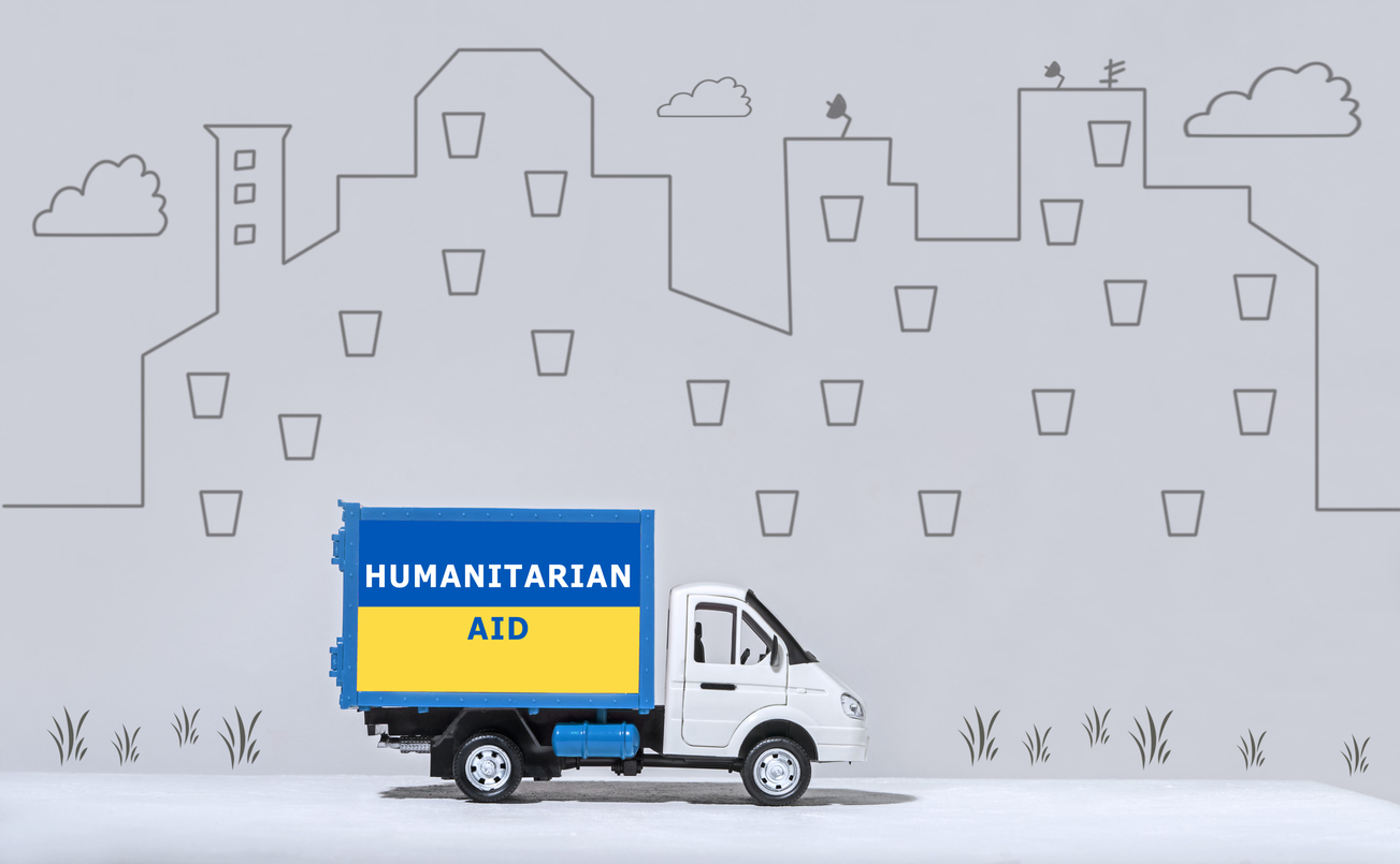Ukraine Aid van