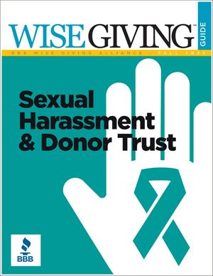 Fall 2020 Wise Giving Guide Sexual Harassment & Donor Trust